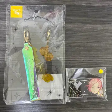 앙스타 오우카와 코하쿠 클리어 드롭 키링 EMGL 아크릴 블록