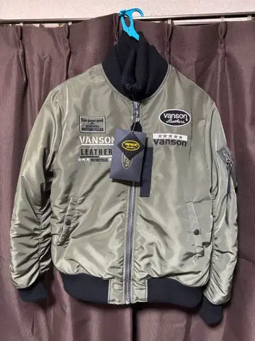 VANSON MA-1 플라이트 자켓 올리브