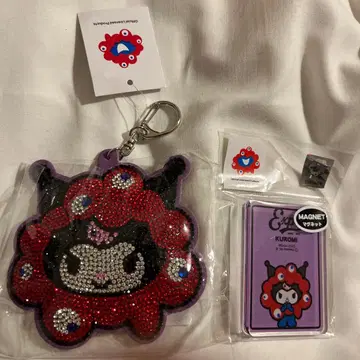 쿠로미 미야쿠미야쿠 변신 반짝반짝 키링 & 마그넷 세트