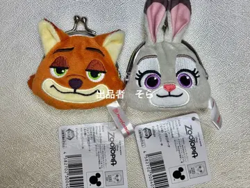 주토피아 페이스 가마구치 파우치 2종 세트