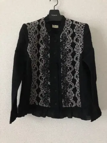 [일본제] 레이스 니트 가디건 블랙 L 사이즈
