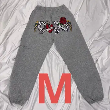 9090 girl x Ed Hardy 90 로고 스웻 팬츠