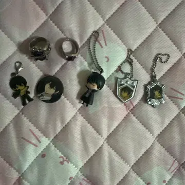 히바리 쿄야 7세트 가정교사 히트맨 REBORN! 캔뱃지 반지