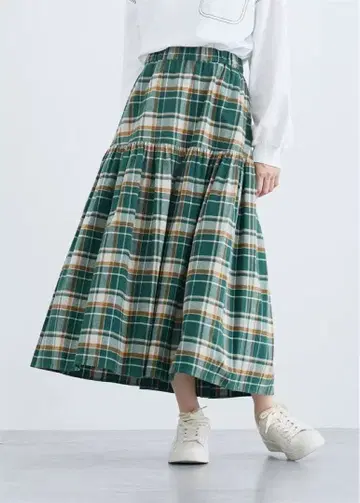 [ LUISMARI ] 빅 체크 스커트