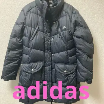 [ 새상품급 ] adidas 블랙 다운 코트