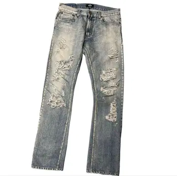 단종 WHATZIS 크러쉬 데님