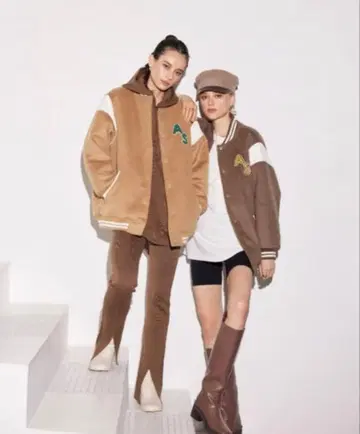 ALEXIA STAM 알리시아스탄 로고 바시티 재킷