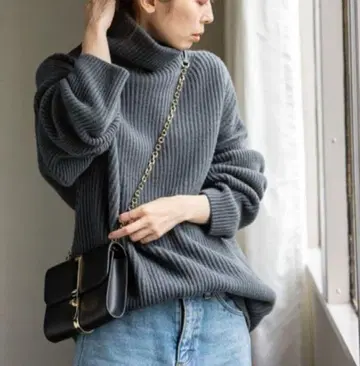 노블 엑스트라 파인 메리노 빅 터틀 네이비 이에나