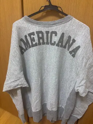 AMERICANA 그레이 맨투맨