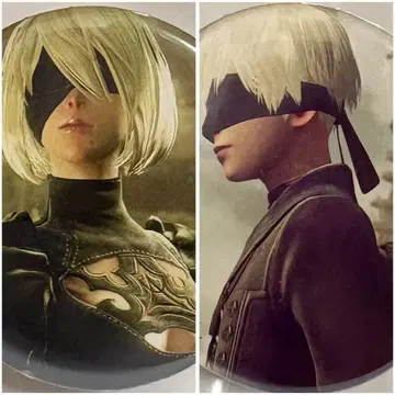 니어 오토마타 스퀘니 카페 캔뱃지 2B 9S