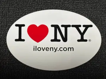 I LOVE NY 공식 스티커 3장 세트