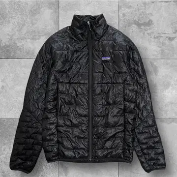 파타고니아 마이크로 퍼프 자켓 다운 자켓 S 상당 블랙 경량