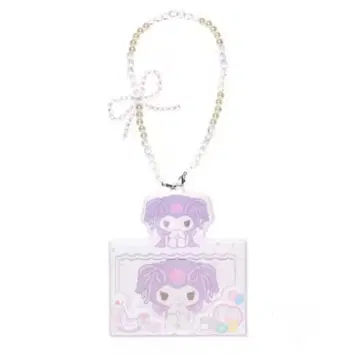 산리오 파스텔 컬러 토이 시리즈 스트랩 포함 카드 케이스 쿠로미