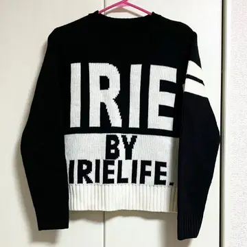 IRIE BY IRIE LIFE. 니트 스웨터 블랙 화이트 F