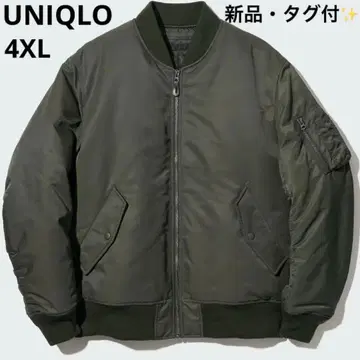 새상품 유니클로 UNIQLO MA-1 블루종 올리브 카키 4XL
