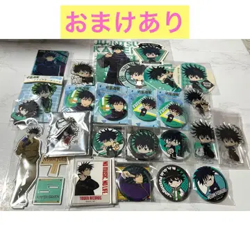 주술회전 후시구로 메구미 굿즈 묶음 판매 캔뱃지 아크릴 스탠드 키링