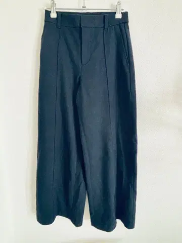 브러쉬드 저지 와이드 팬츠 / XS