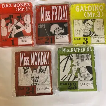 원피스 베이스샵 바로크 웍스 5개 세트 아크릴 블록 참