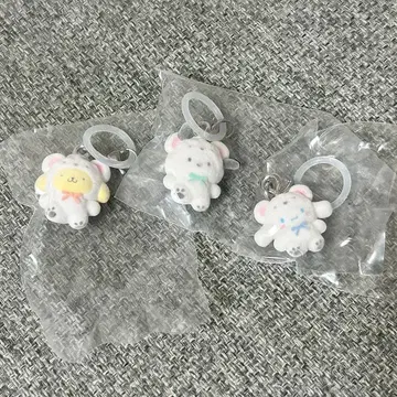 산리오 포근포근 스노우 마커 액세서리 포차코 시나몬 푸딩