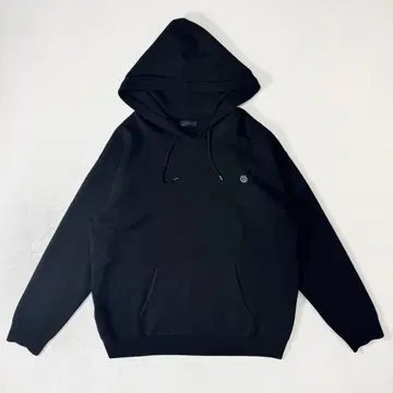 OBSIDIAN 옵시디언 하이 게이지 울 니트 후디 XL 블랙