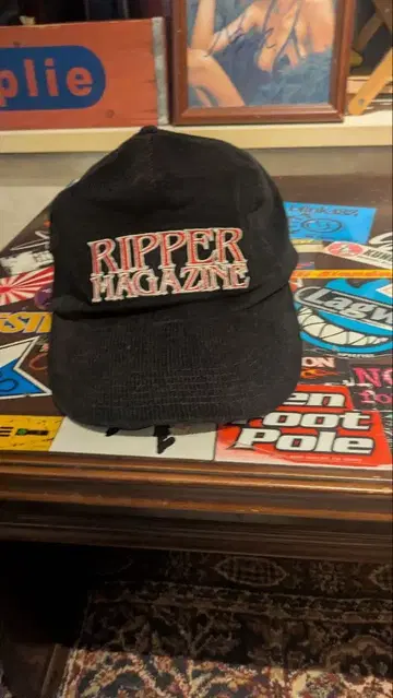 RIPPER MAGAZINE 코듀로이 캡 블랙