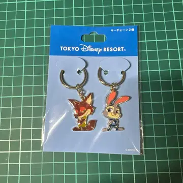 미개봉 새상품 주토피아 닉 주디 페어 키링