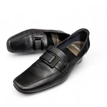 컨디션 최상 뷰포트 펌프스 23.5 버클 웨지솔 가죽