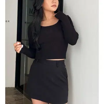 GYDA GYGY 엠보싱 니트탑