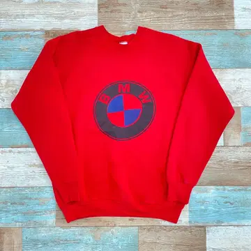 90s BMW 로고 맨투맨 vintage