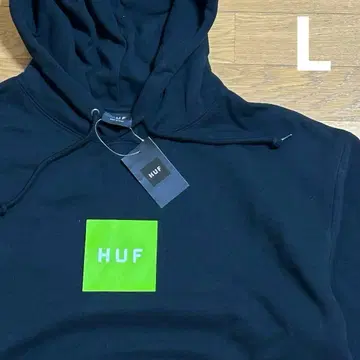 HUF 후드티 풀오버 후드티 박스 로고 블랙 L HUF