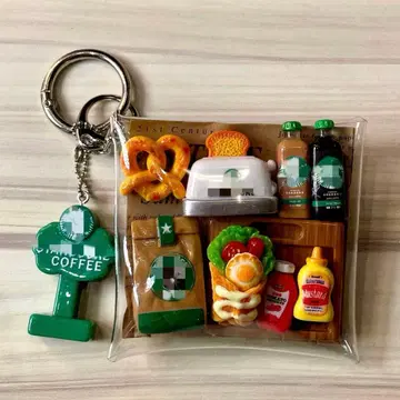 가챠 파우치 브라운 카페