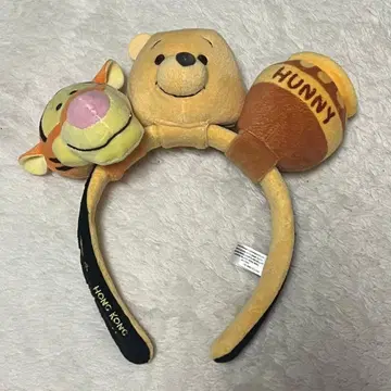 홍콩 디즈니 곰돌이 푸 커스텀 머리띠 커스터마이즈 머리띠