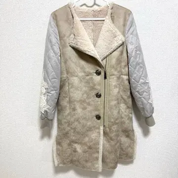 COOLATIQUES 무스탕 코트 롱