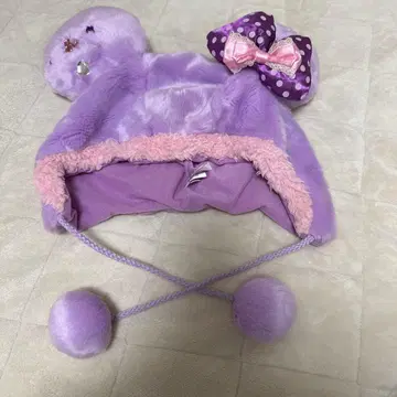 디즈니 리조트 팬캡 미니 보라색 퍼플