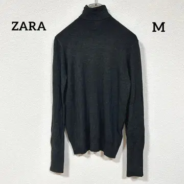 ZARA 새상품 택 그레이 터틀넥 니트 티셔츠 이너