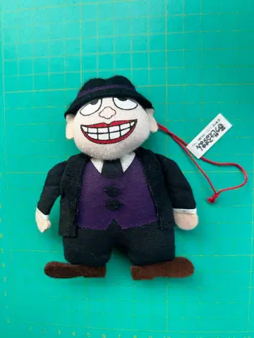 당시물 와라우 세일즈맨 모구로 후쿠조 인형 배지 마스코트