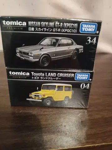토미카 프리미엄 스카이라인 GT-R & 랜드크루저 세트