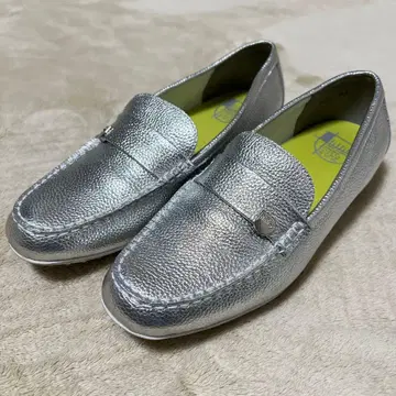 fitfit 실버 로퍼 합성 피혁 24.5cm