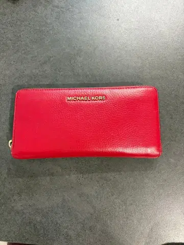 MICHAEL KORS 빨간색 장지갑