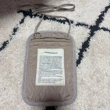 THEATRE PRODUCTS 퀼팅 숄더백