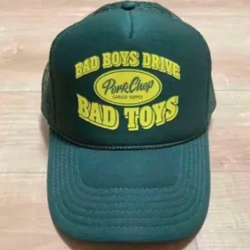 PORKCHOP BAD TOYS CAP (DARK GREEN) 포크찹