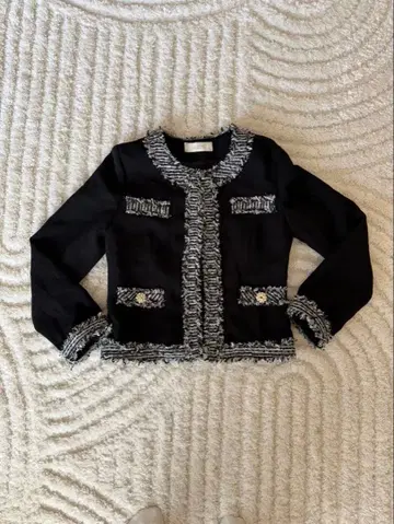 미셸 마카롱 프린지 자켓