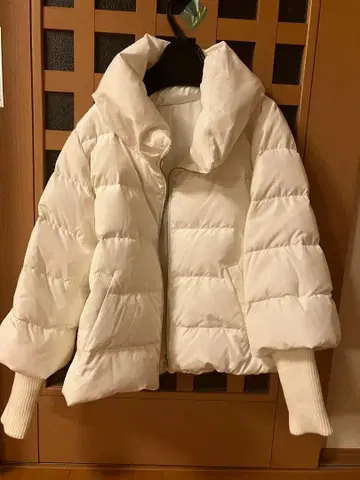 이번 시즌 신상 미사용 새상품 12/4 구매 화이트 다운