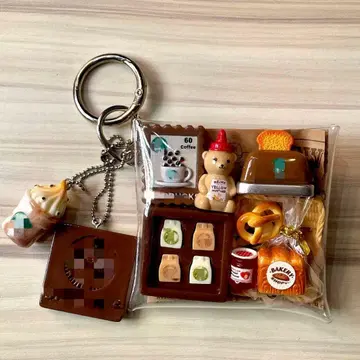 가챠 파우치 브라운 카페