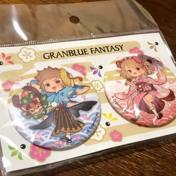 그랑블루 판타지 캔뱃지 세트 그랑 지타