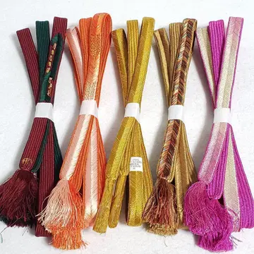 (0671) 허리띠 5개 묶음 판매 오비끈 기모노 일본 의류 잡화