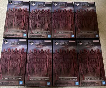 [ 완전 미개봉 새상품 ] 진격의 거인 피규어 지진 8개 세트