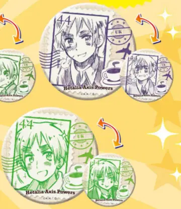 헤타리아 체인지 캔뱃지 영국