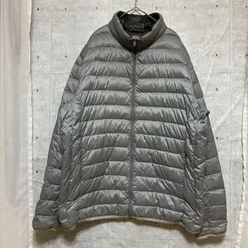 유니클로 울트라 라이트 다운 자켓 그레이 XL 사이즈 아웃도어