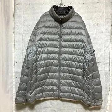 유니클로 울트라 라이트 다운 자켓 그레이 XL 사이즈 아웃도어